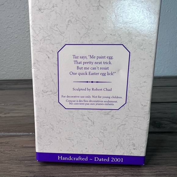 Hallmark Keepsake **NEW** 2001 “Taz Paint Egg!) Looney Tunes Easter Ornament - Picture 8 of 9